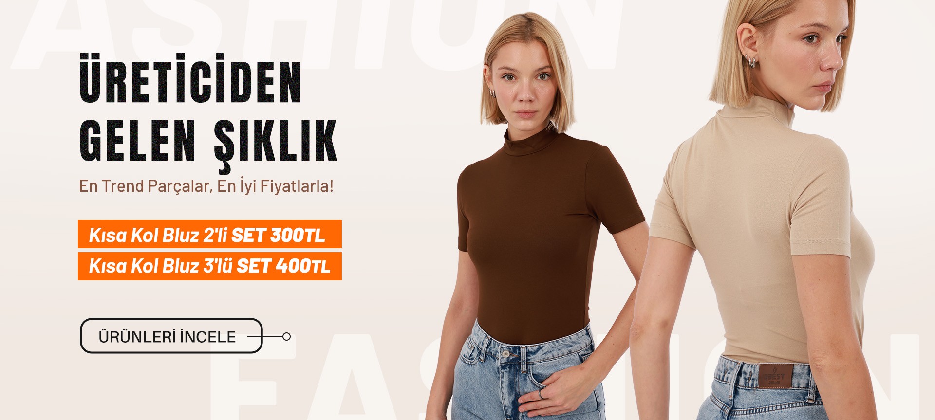 Kadın bluz setleriyle şıklığı ve rahatlığı bir arada yaşayın. Yadefashion.com.tr’de sezonun trend modellerini keşfedin. Kaliteli kumaş ve modern tasarımlar dolabınızı tamamlasın. Günlük ve özel anlar için ideal kadın bluz setleri şimdi sizi bekliyor!