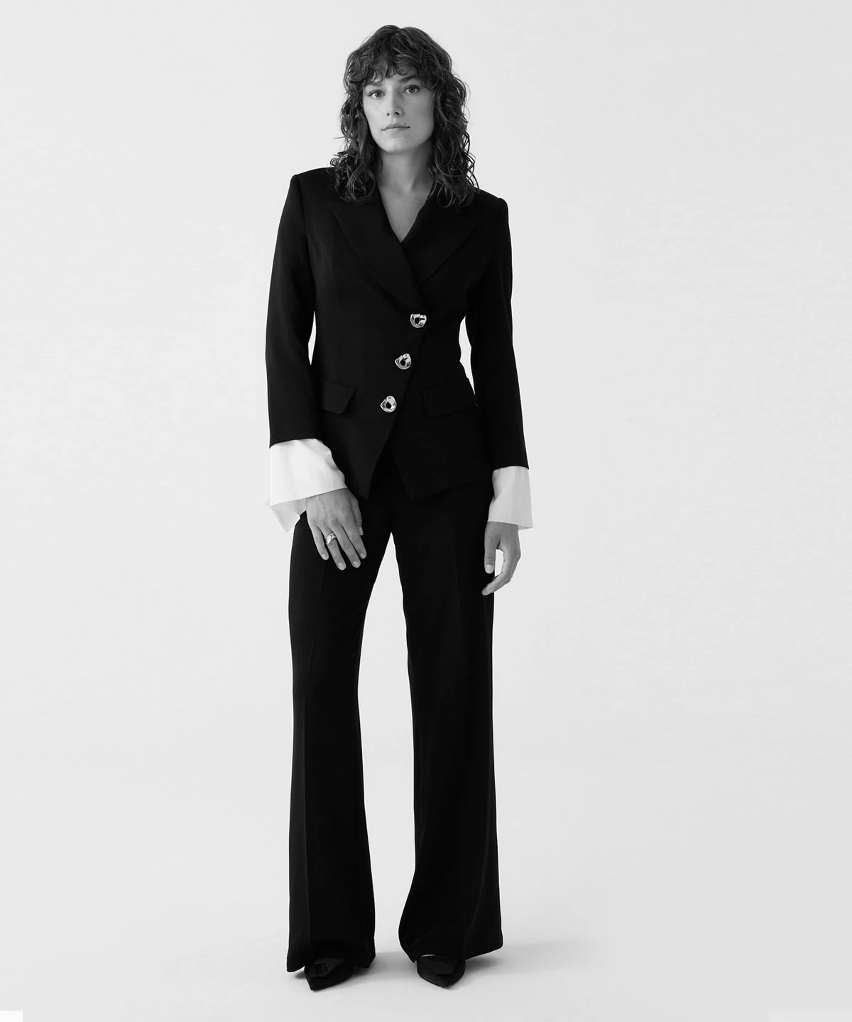 Manşet detaylı ceket takım EL-2703