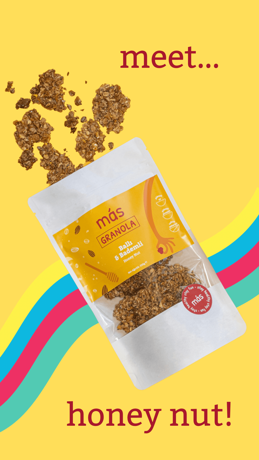 Honey nut granola
