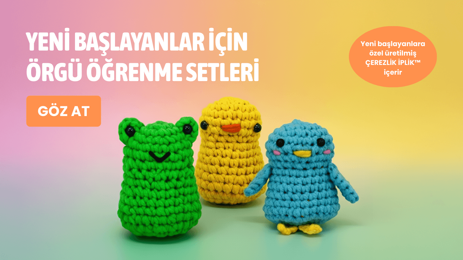 Yeni başlayanlar için örgü setleri