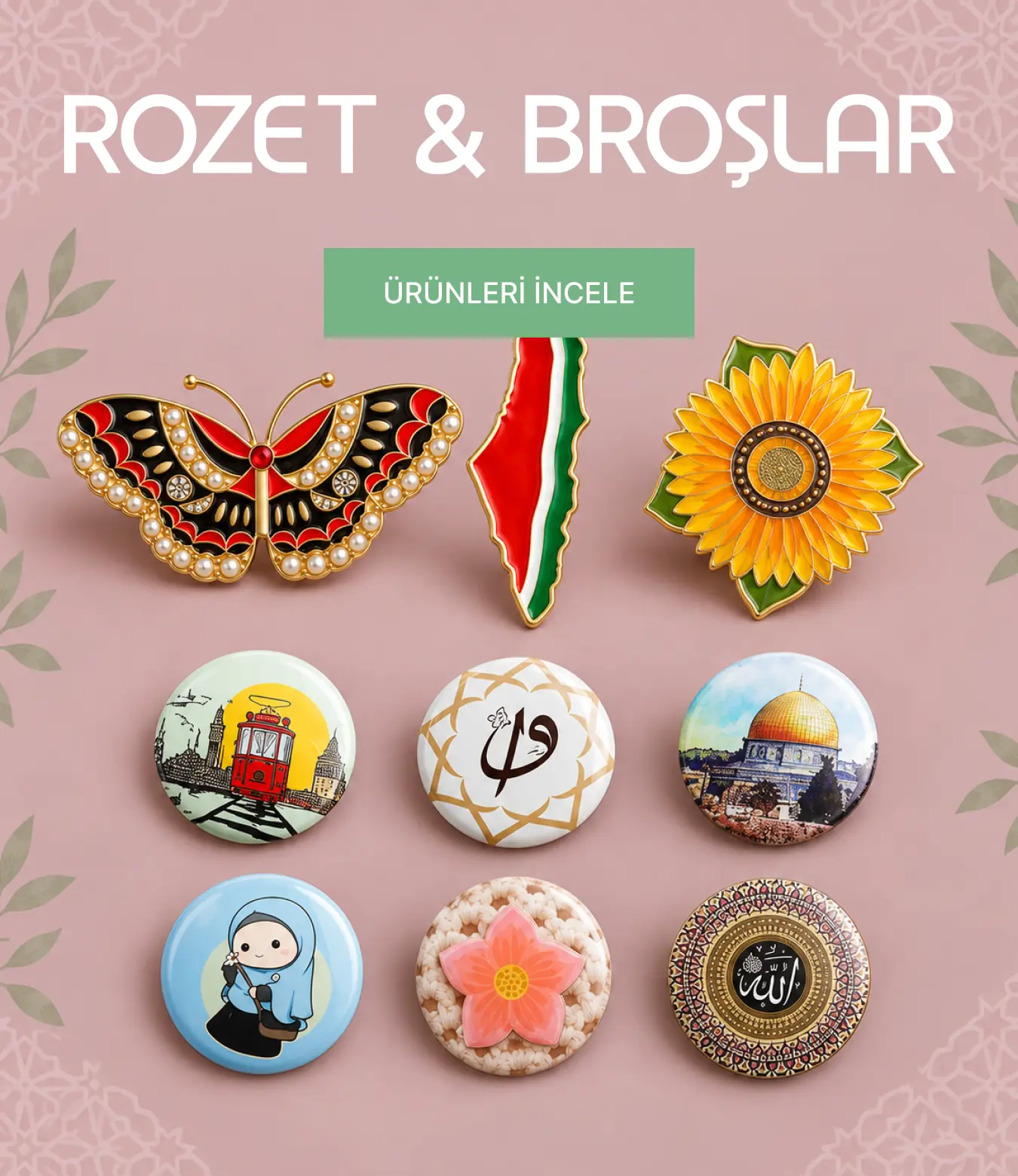 Rozet ve Broşlar