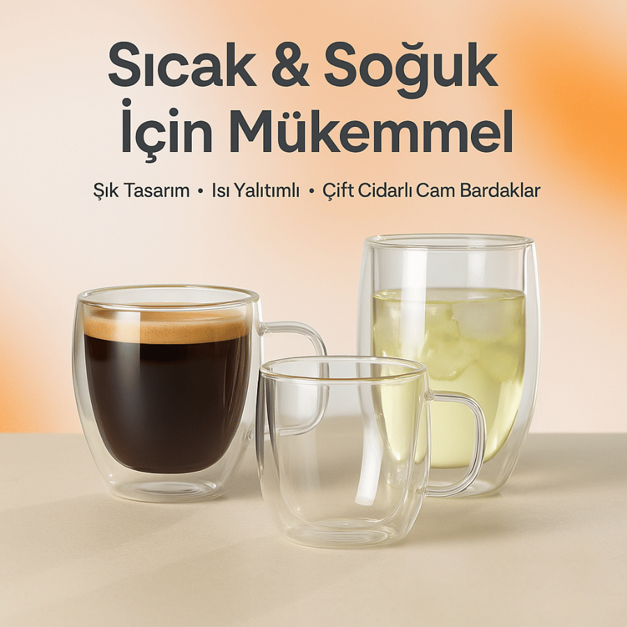 Çift Cidarlı Bardak
