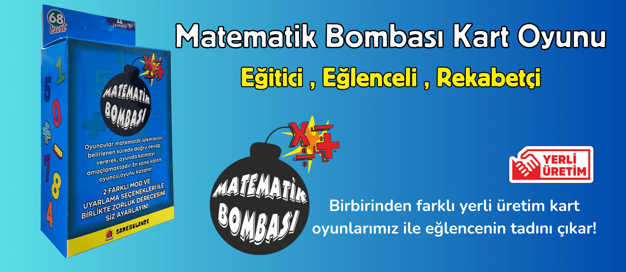 Matematik Bombası Kart Oyunu