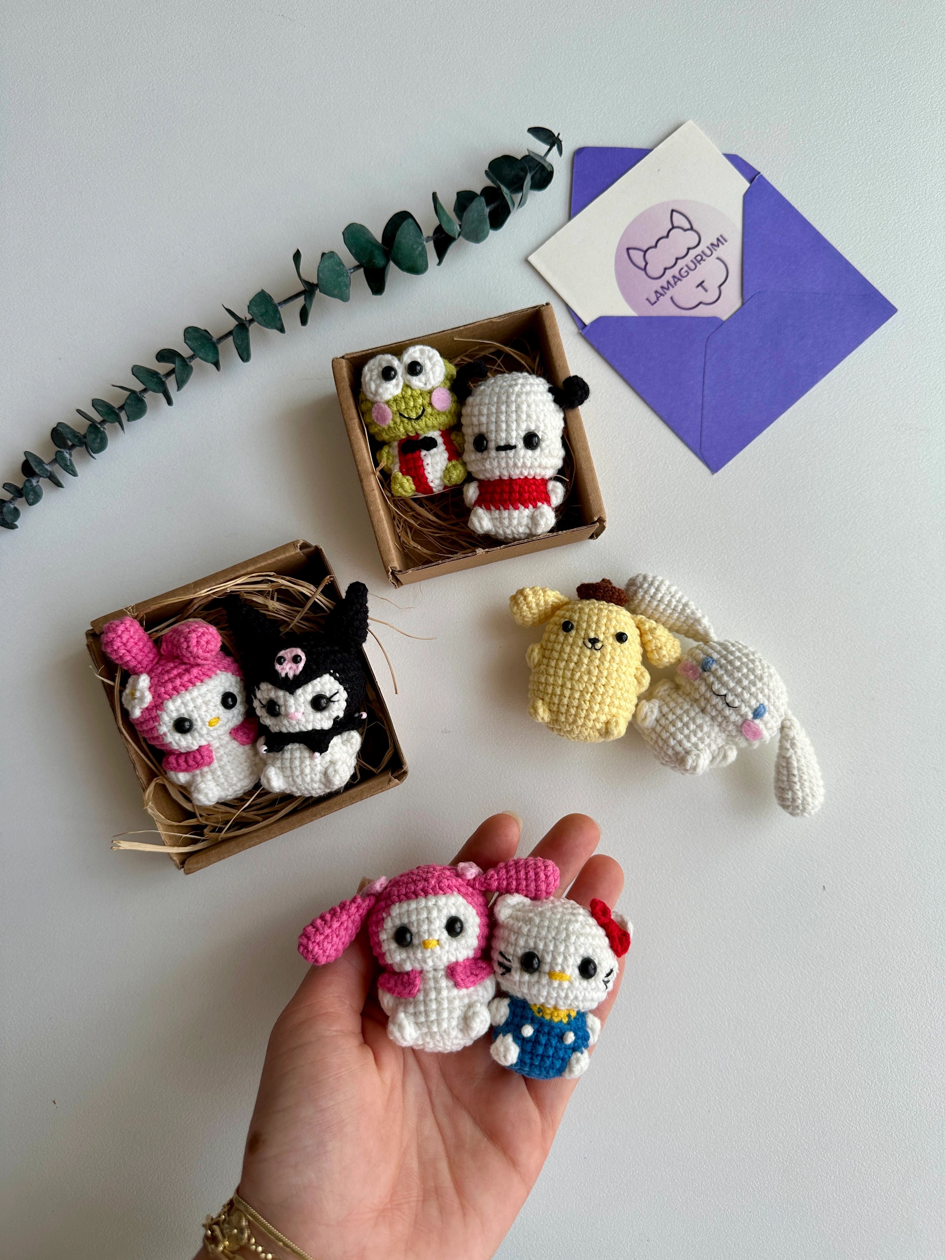 kawaii Japanese animals character amigurumi crochet pattern lamagurumi