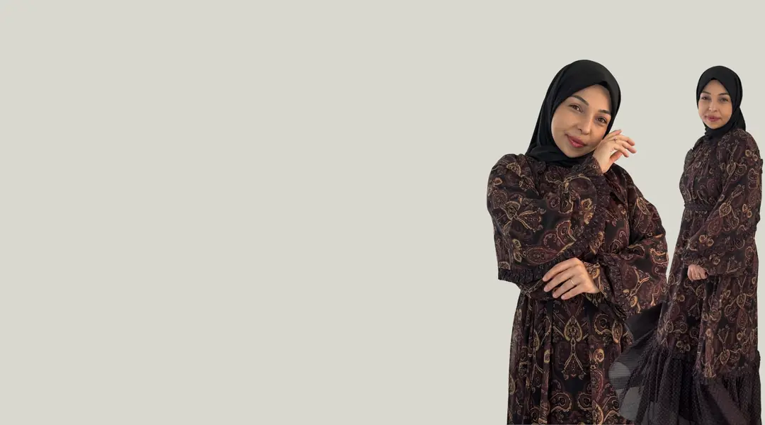 Modern çizgilerle zarif tesettür giyim koleksiyonu