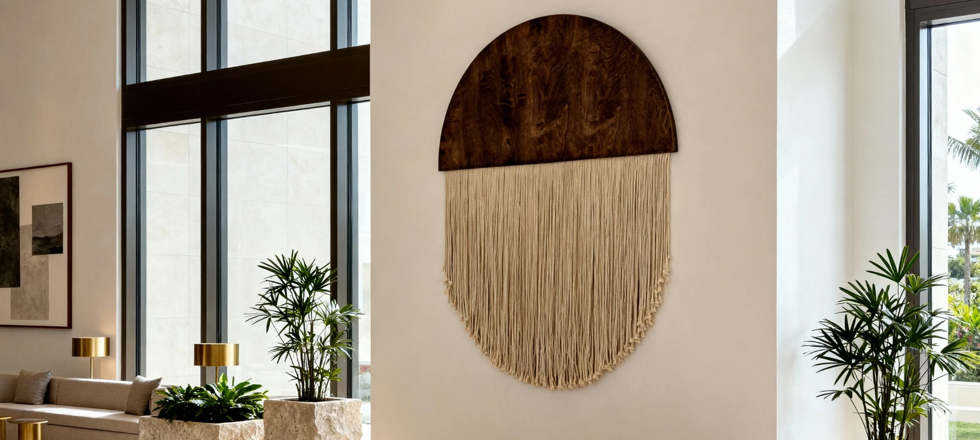 Round Macrame Wall Hanging