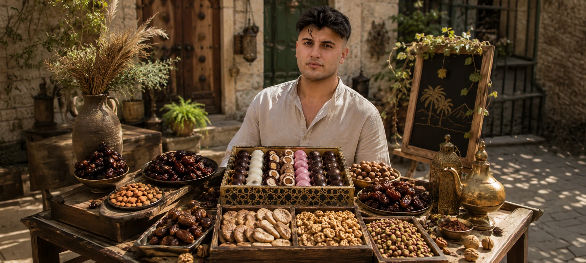 Hurma ve kuruyemiş seçkisi