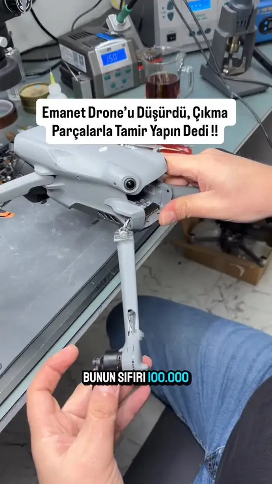 Emanet drone tamir süreci