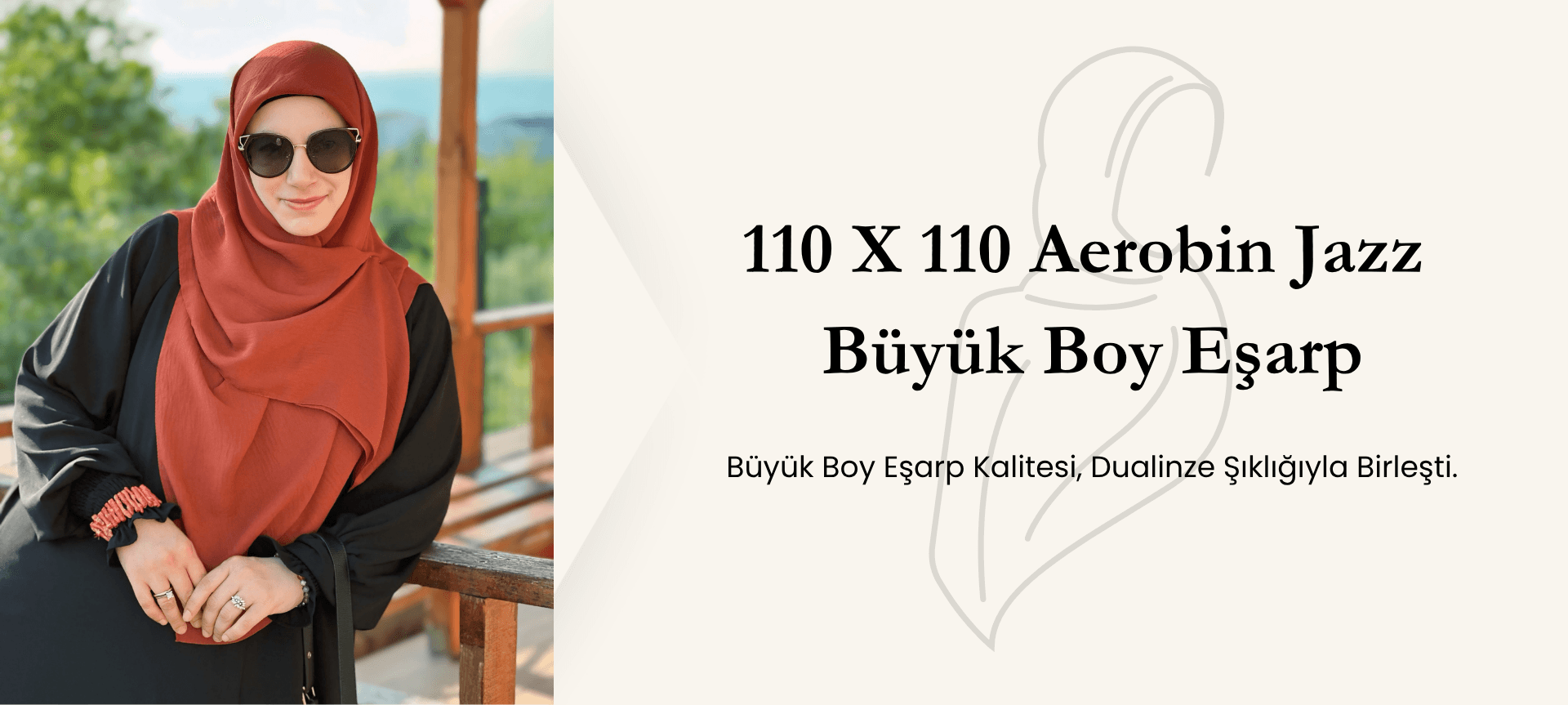 110X110 Büyük Boy Eşarp| Dualinze Butik