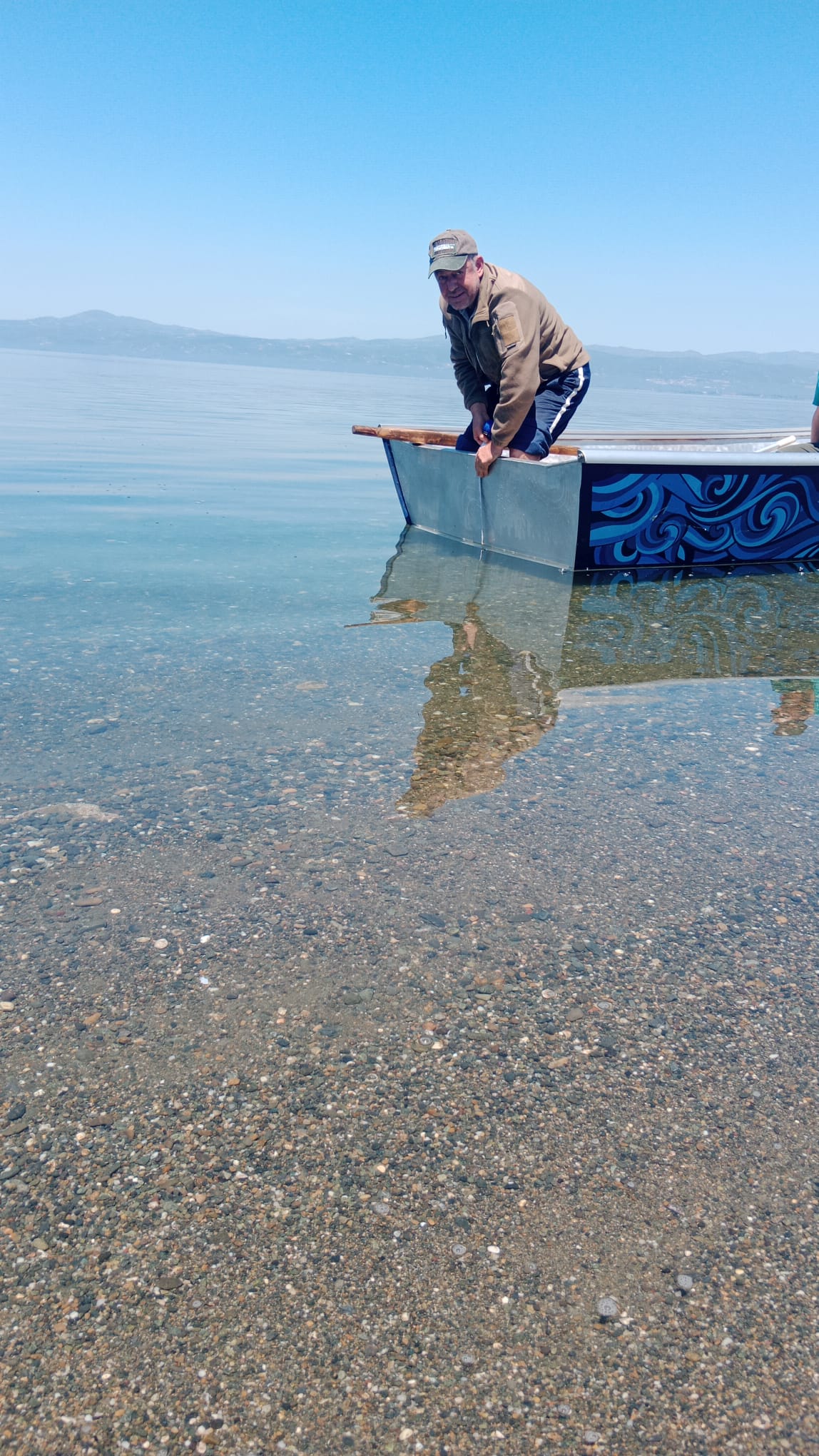Tibor Marine alüminyum tekne ayna detayı