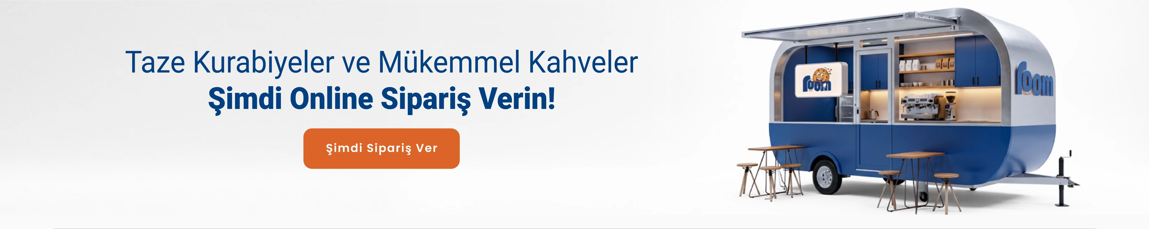 Taze kurabiyeler ve mükemmel kahveler, şimdi online sipariş verin