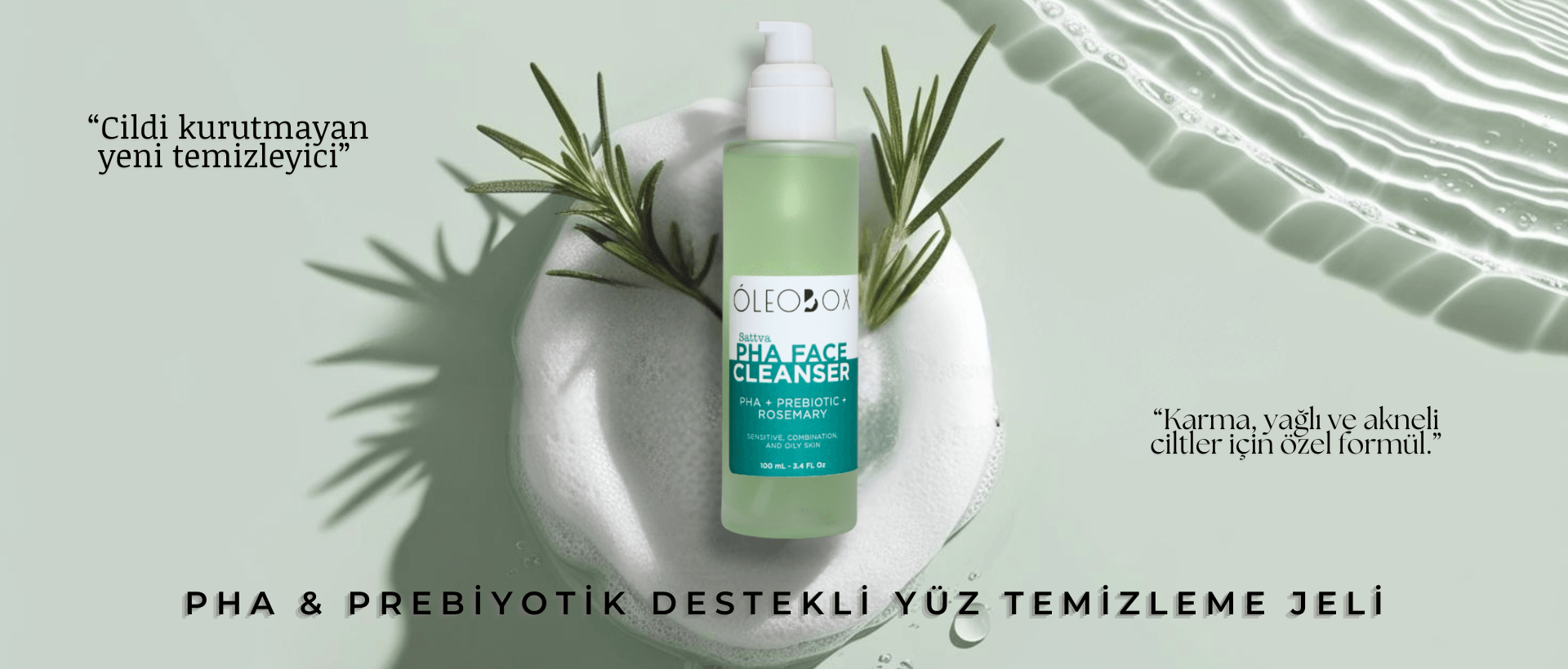 PHA & Prebiyotik Destekli Yüz Temizleme Jeli