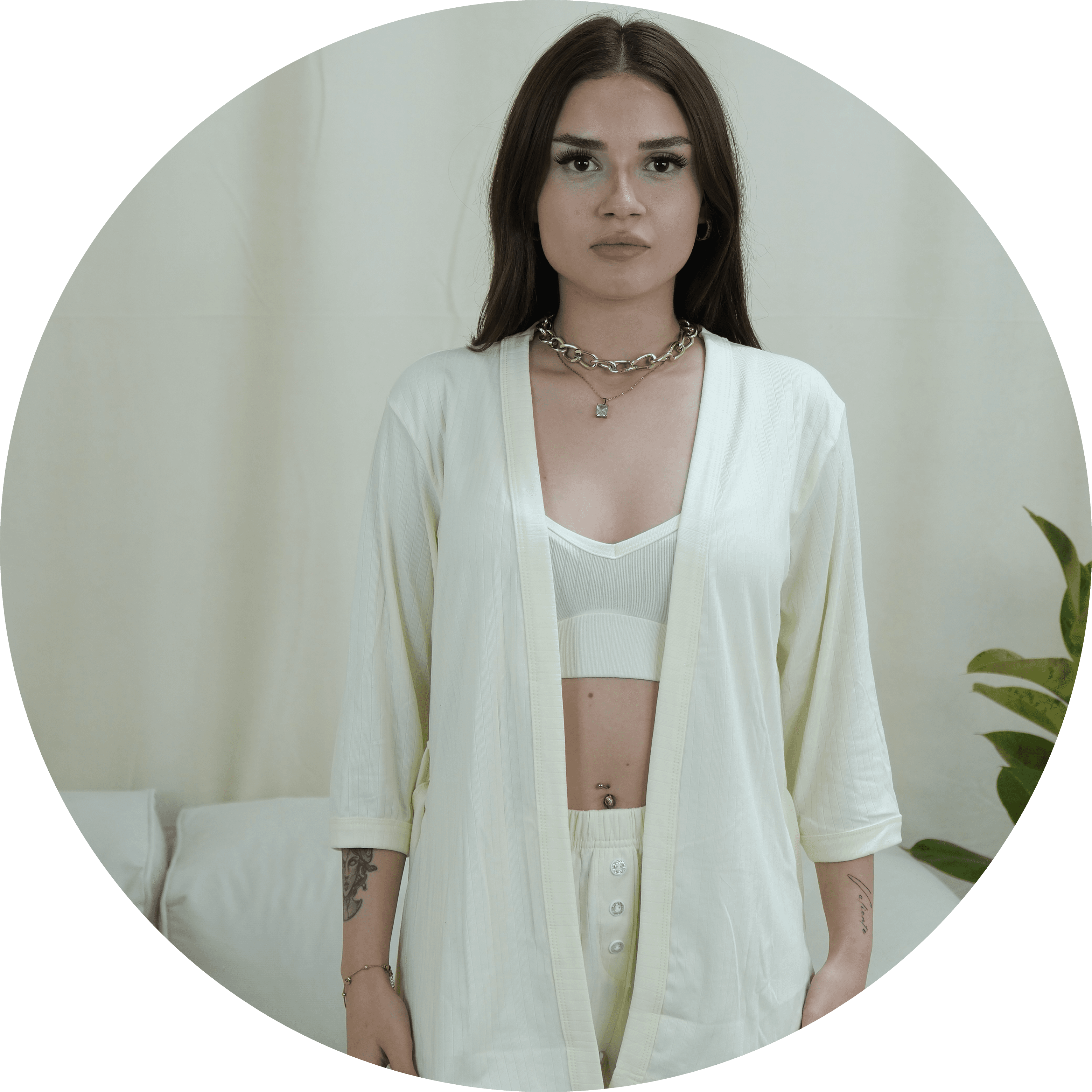 Sabahlıklı Pijama Takımı