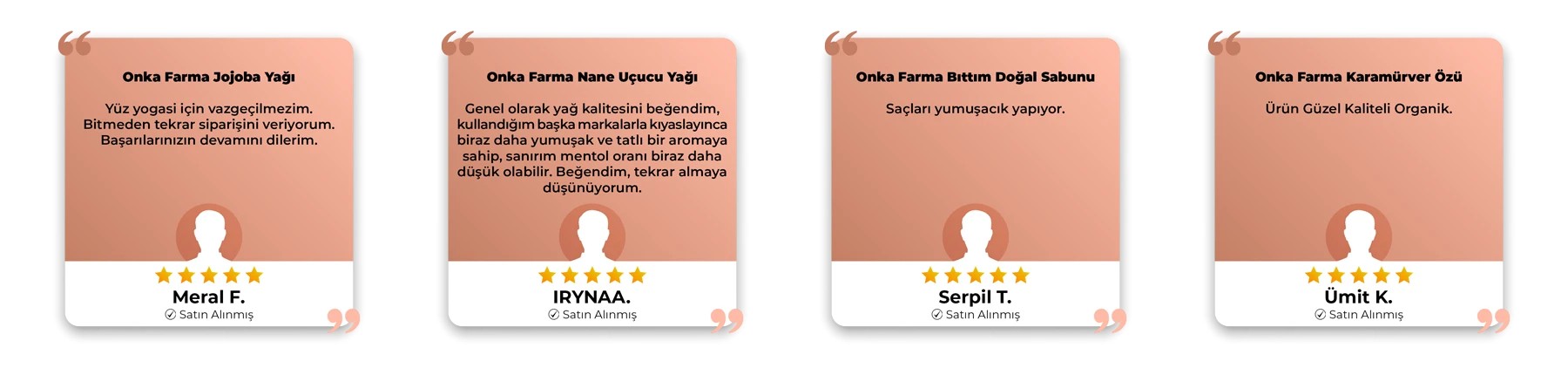 Onka Farma Müşteri Yorumları