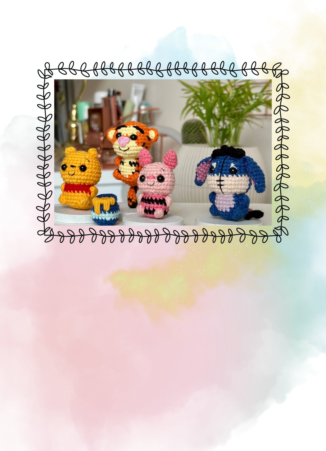 bear, pig, tiger, donkey amigurumi crochet pattern lamagurumi
