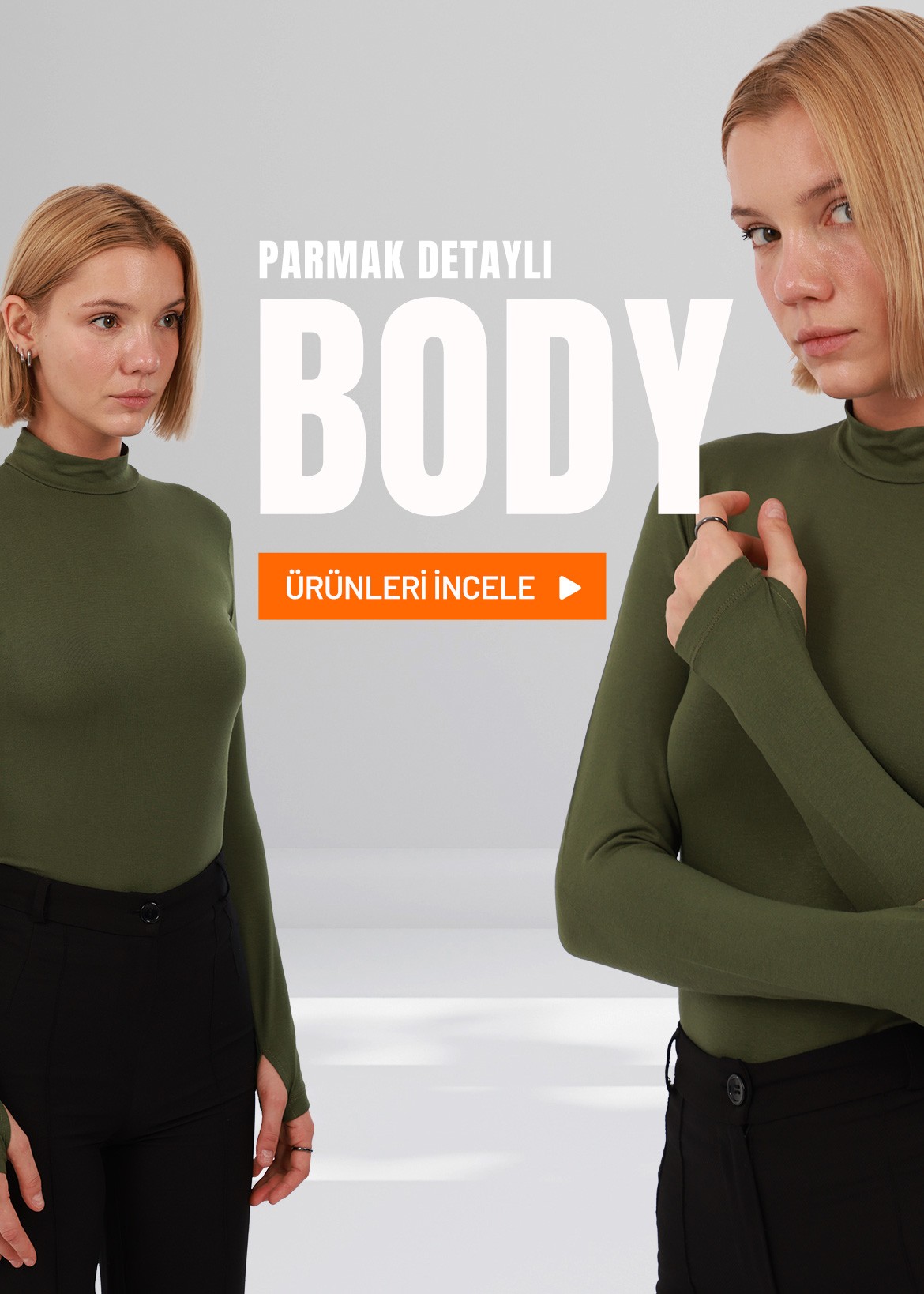 Parmak detaylı body