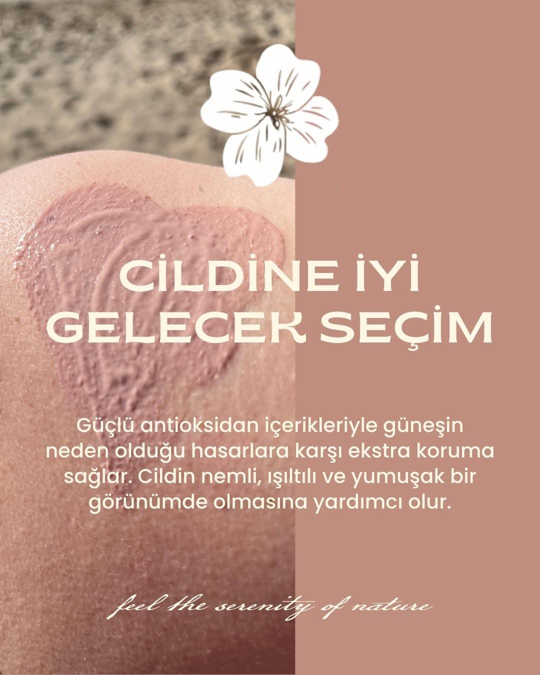 Cildinize hem ışıltı katacak hem de güçlü bir koruma sağlayacak eşsiz bir deneyime hazır olun. Doğanın en saf dokunuşlarıyla formüle edilmiş bu özel ürün, günlük cilt bakım rutininizin vazgeçilmezi olacak.