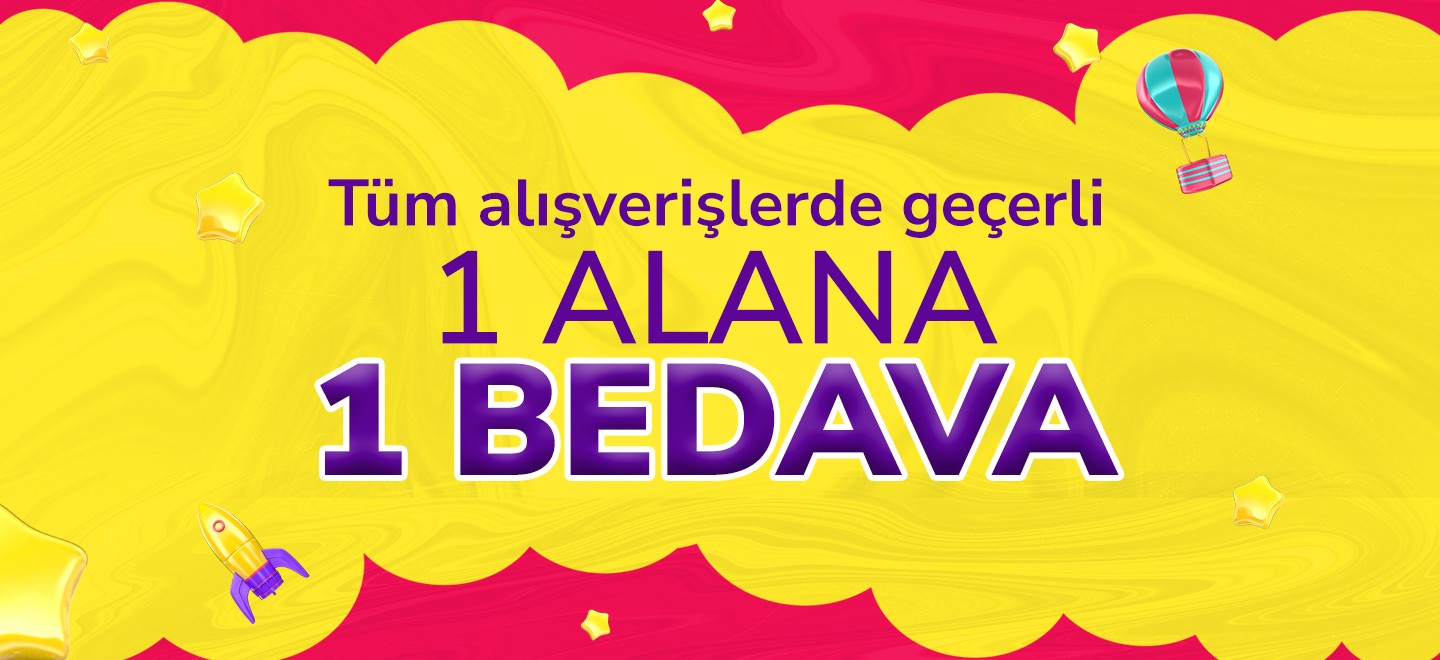 1 Alana 1 Bedava