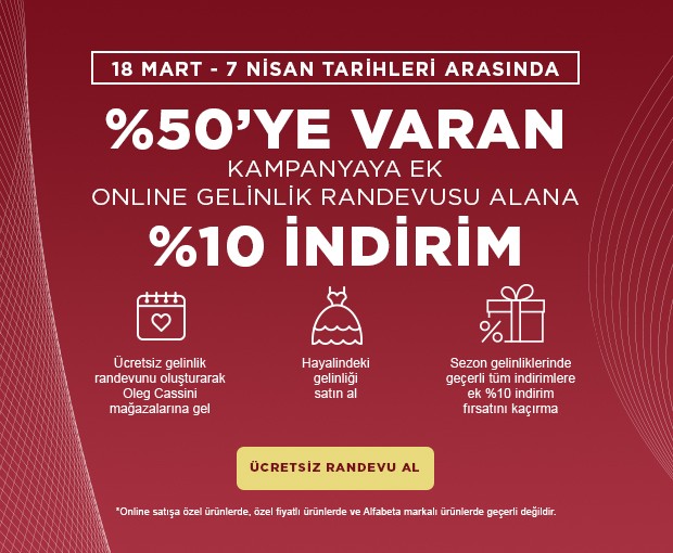 Gelinlik Randevusu Ek İndirim