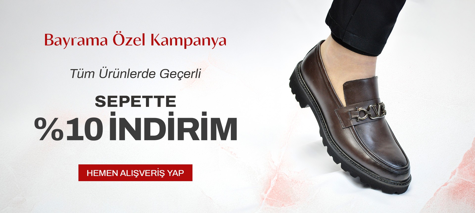 Bayrama Özel Tüm Ürünlerde Sepette %10 İndirim