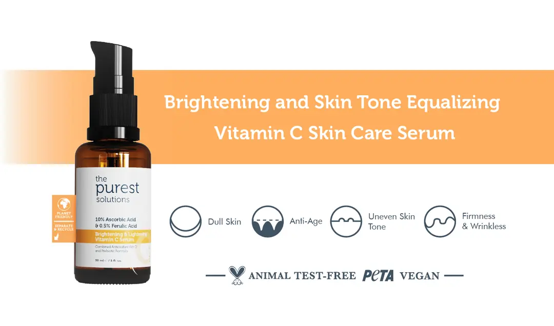 Brightening & Lightening Vitamin C Serum 30 Ml The Purest Solutions