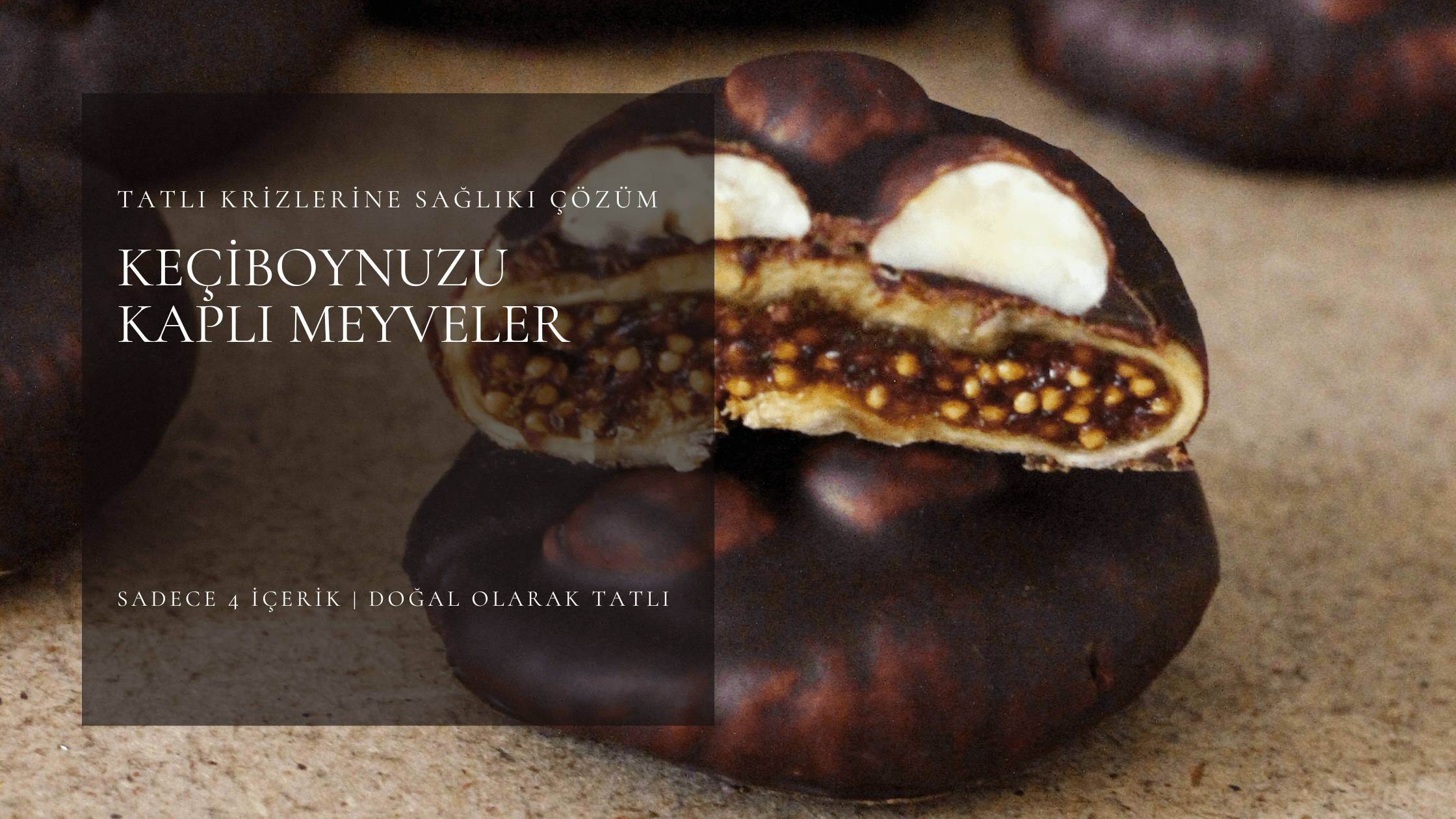Rojok keçiboynuzu çikolatası sağlıklı şeker ilavesiz vegan atıştırmalık
