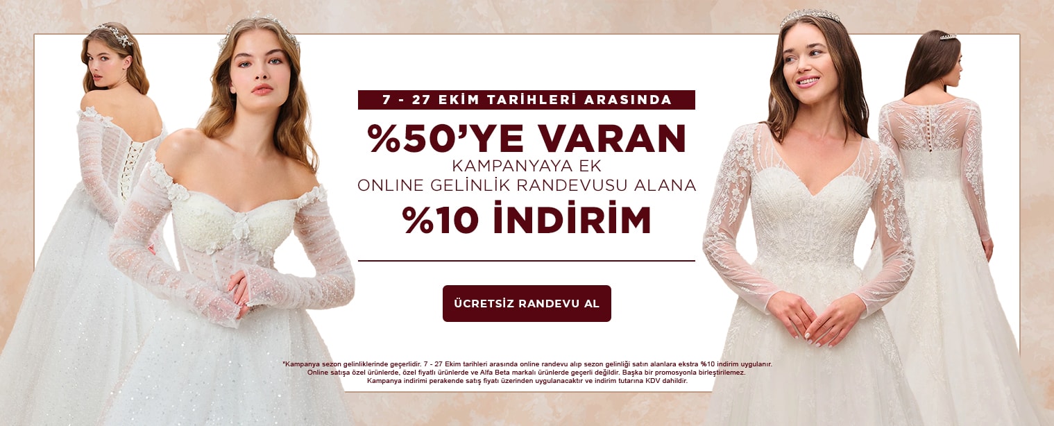 gelinlik indirim