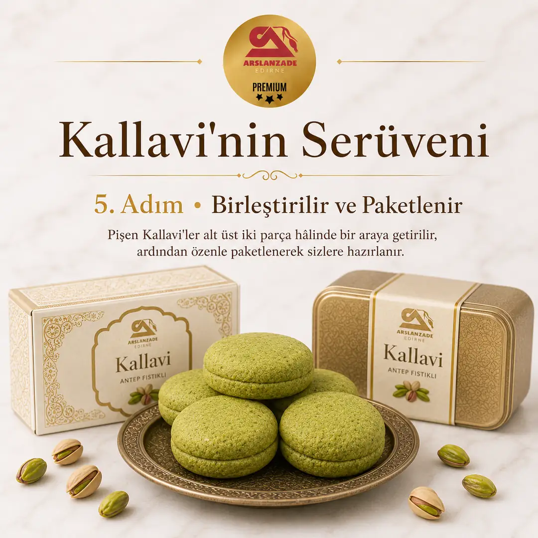 Kallavi üretimi 5. adım — birleştirme ve paketleme