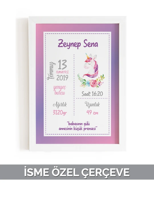 İsme Özel Çerçeve