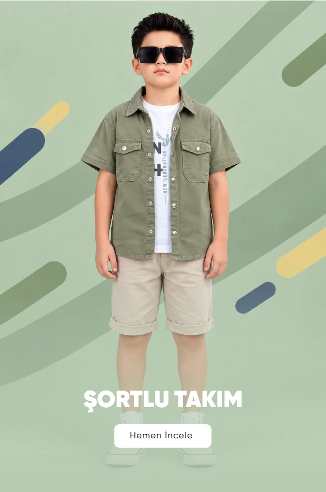 Erkek Çocuk Şortlu Takım