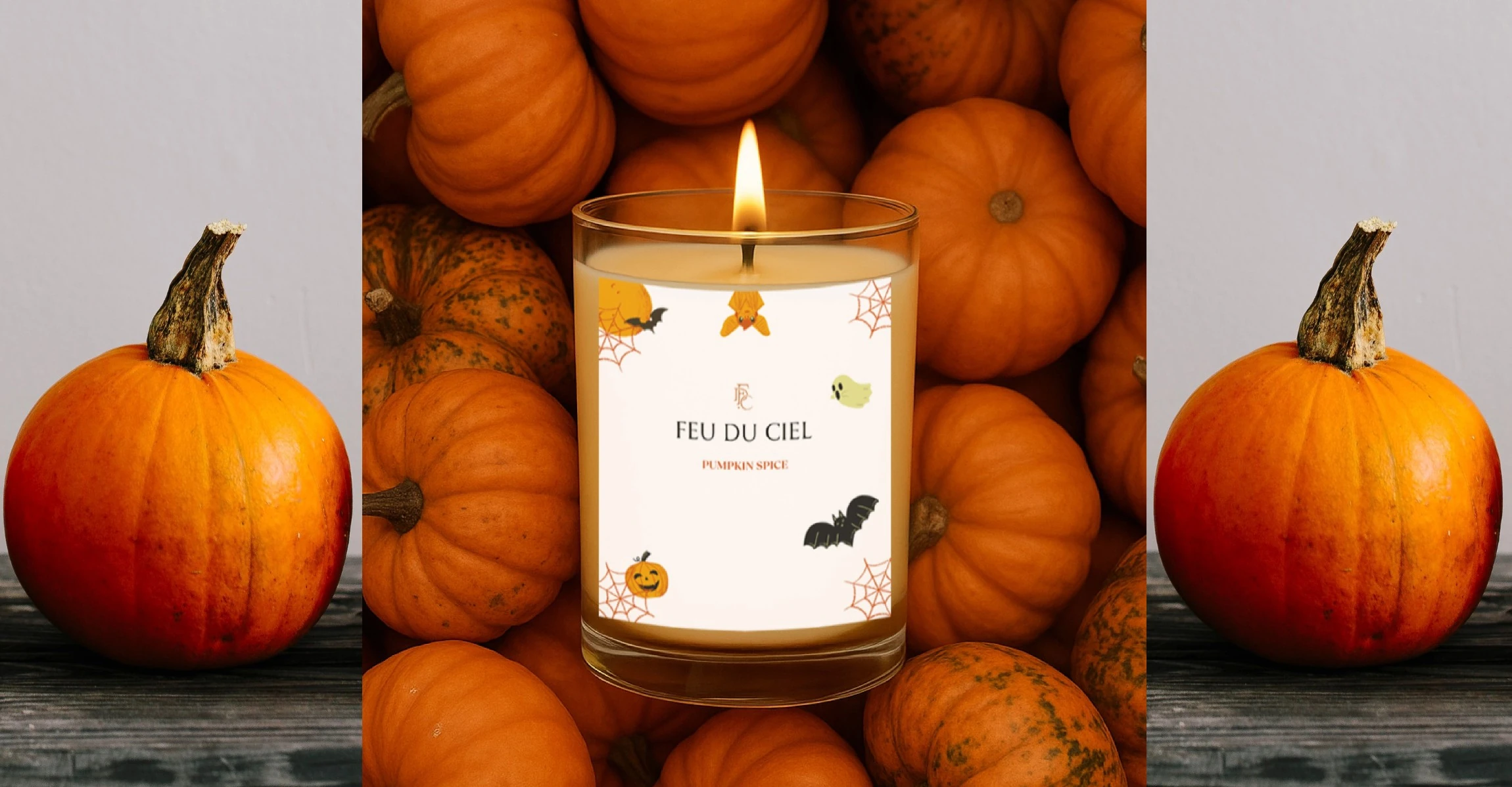 sınırlı sayıda pumpkin spice cadılar bayramı mumu