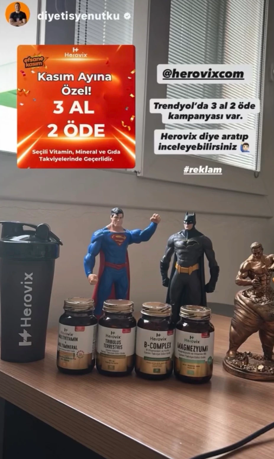 Herovix kampanya paylaşımı
