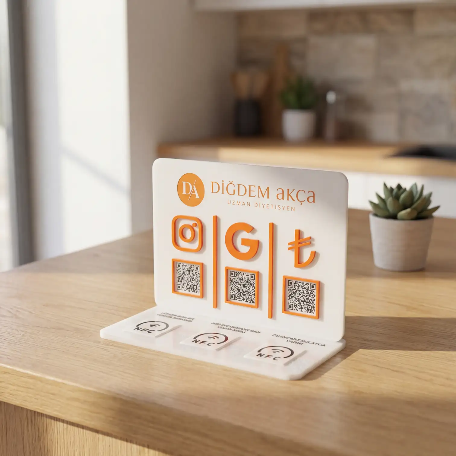 QR ve NFC Pleksi Stand Sipariş Süreci