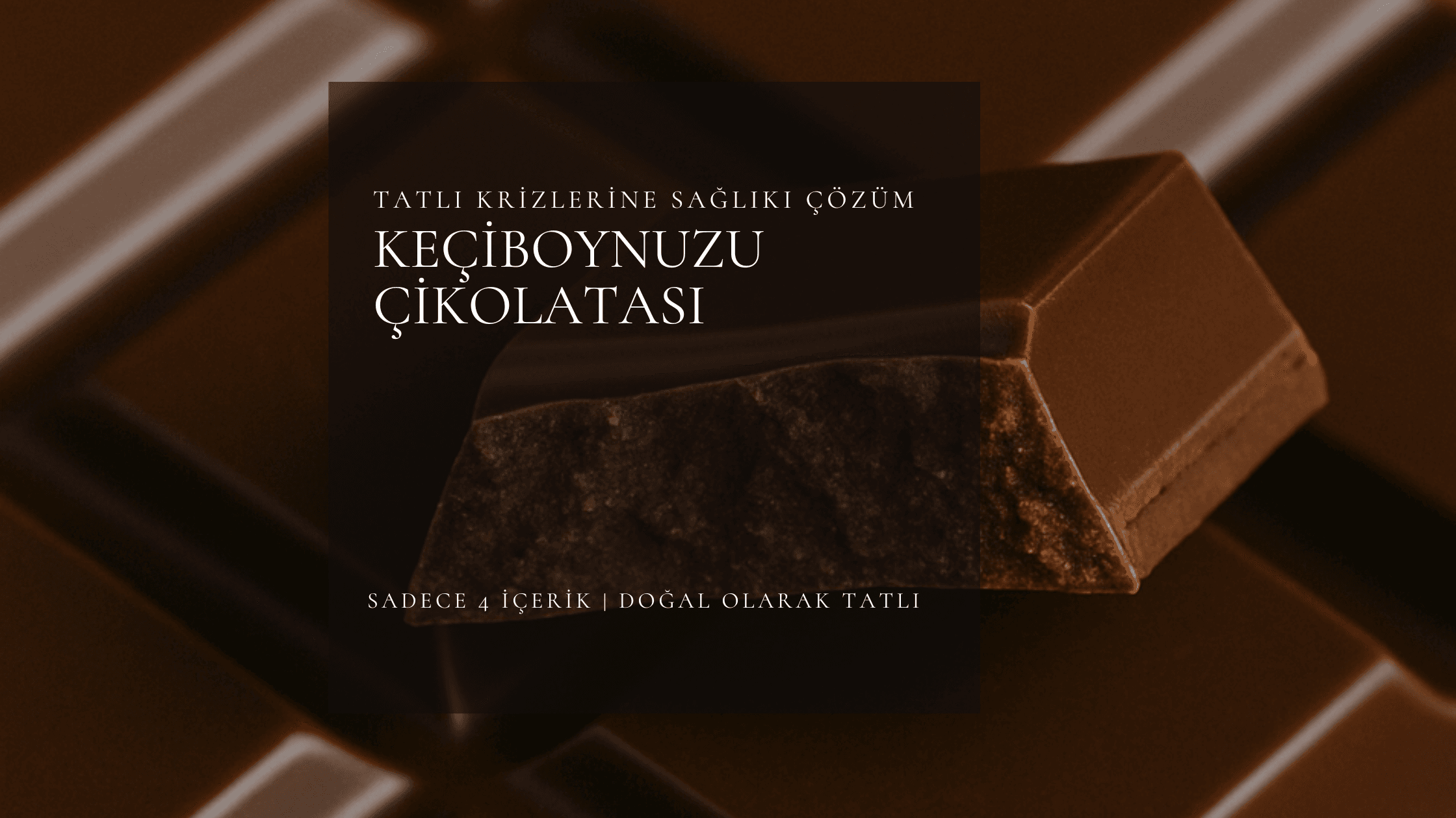 Rojok keçiboynuzu çikolatası sağlıklı şeker ilavesiz vegan atıştırmalık